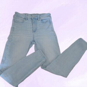 American Eagle Outfitters next level stretch hi-rise jegging denim jeans 4 short